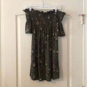 Floral Off the shoulder dress /tunic